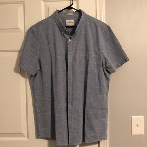 Men’s blue stripe button up. Size XXL